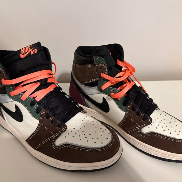 Air Jordan 1 Retro High OG Hand Crafted Sz 9.5 - Picture 7 of 8